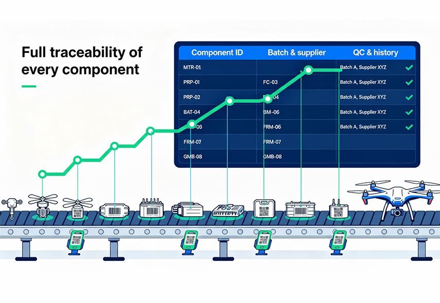 Full Traceability Of Every Component