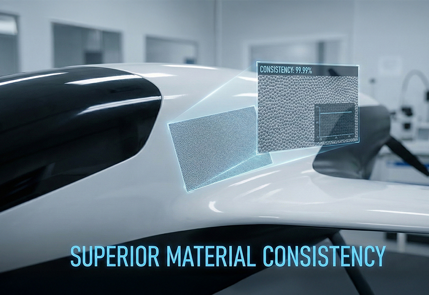 Superior Material Consistency